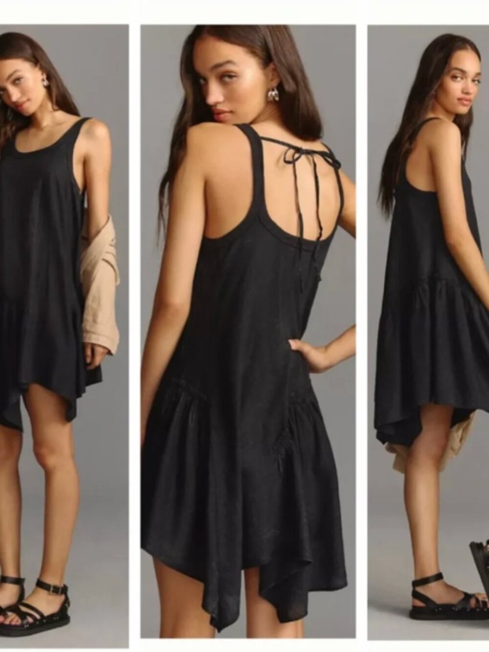 Anthropologie Daily Practice Dress - Black Size L